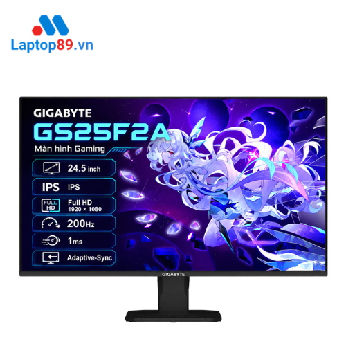 Màn Hình Gaming Gigabyte GS25F2A (24.5 inch, IPS, FHD, 240Hz, 1ms)